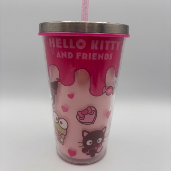 Sanrio Hello Kitty and Friends Double Walled Cartoon Travel Tumbler w/ Straw - Picture 2 of 16